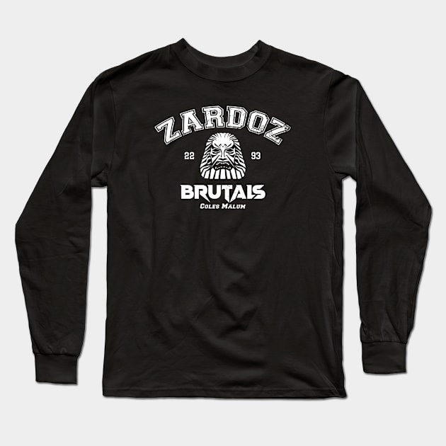 Team Zardoz (White) Long Sleeve T-Shirt by Miskatonic Designs